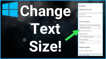 Hoe u tekst groter of kleiner kunt maken in Windows 10
