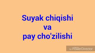 Suyak chiqishi va pay cho zilishi HD