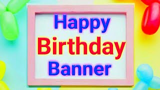 HANDMADE HAPPY BIRTHDAY BANNER // Easy BIRTHDAY BANNER making ideas with paper / DIY Birthday Banner