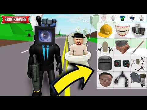 How To Turn Into Skibidi Toilet 68 In Roblox Brookhaven! Id Codes - Part 2
