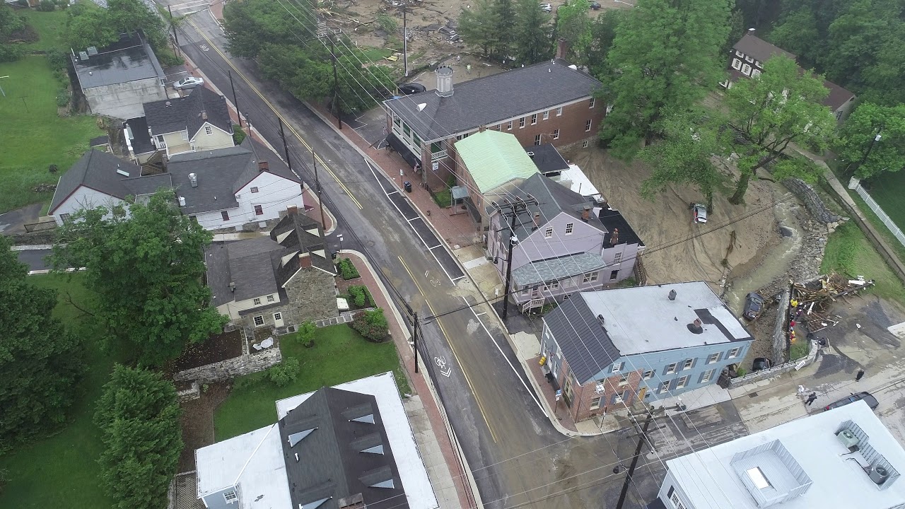 vidoe of ellicott city flood may 2018