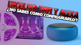 🥇INSTALAR y CONFIGURAR LUCES LED WIFI con ALEXA - Smart Life - Echo de Amazon