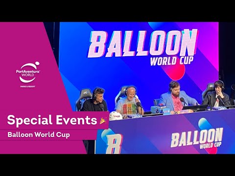 Así fue la #BalloonWorldCup con Ibai Llanos y Gerard Piqué desde PortAventura World 🎈🎢