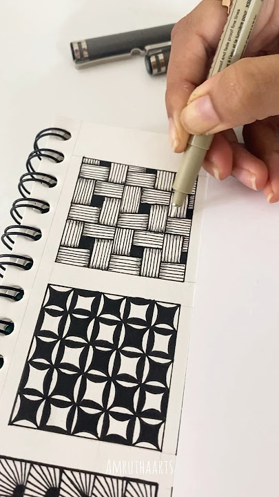 Zentangle pattern ✨ #art #drawing #zentagle #mandala #zentanglelovers #zentanglepatterntutorials