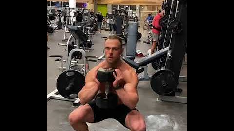 DB GOBLET SQUATS 4X10 (SUPERSET)