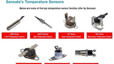 Sensata - Pressure: Temperature Sensors & Switches 101 — Allied Electronics & Automation