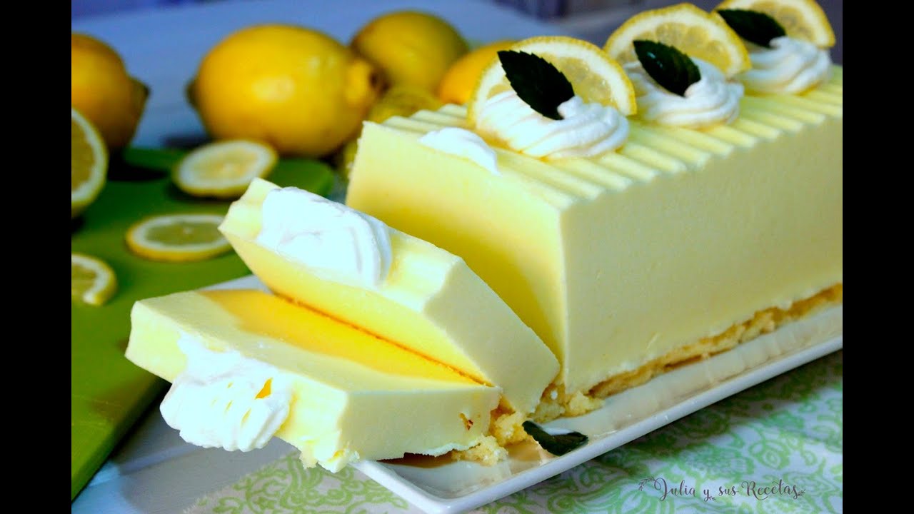 Semifrío helado de limón🍋MUY REFRESCANTE!!