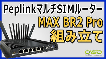 【組立サポート】PeplinkマルチSIMルーター「MAX BR2 Pro」