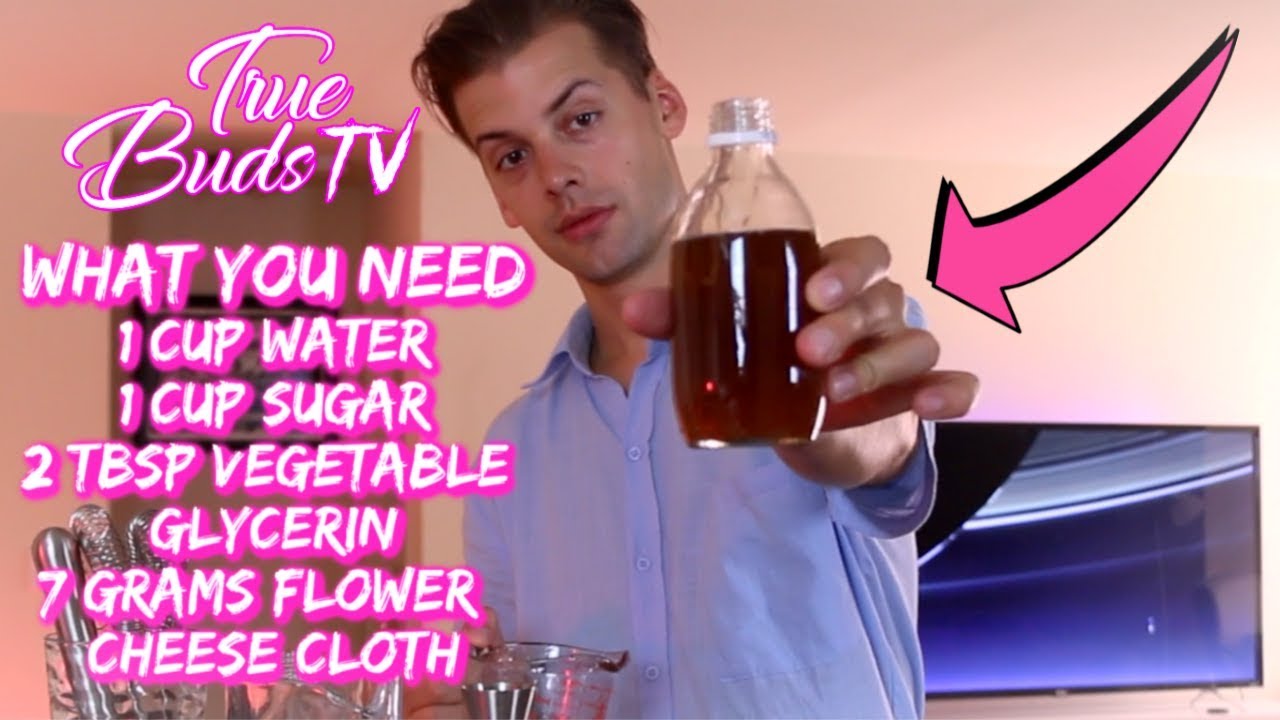 How To Make Weed Simple Syrup Youtube