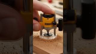 Tiny DEWALT Plunge Router Cutting Maple 🪚 Ultra-Realistic Mini Power Tool Action!