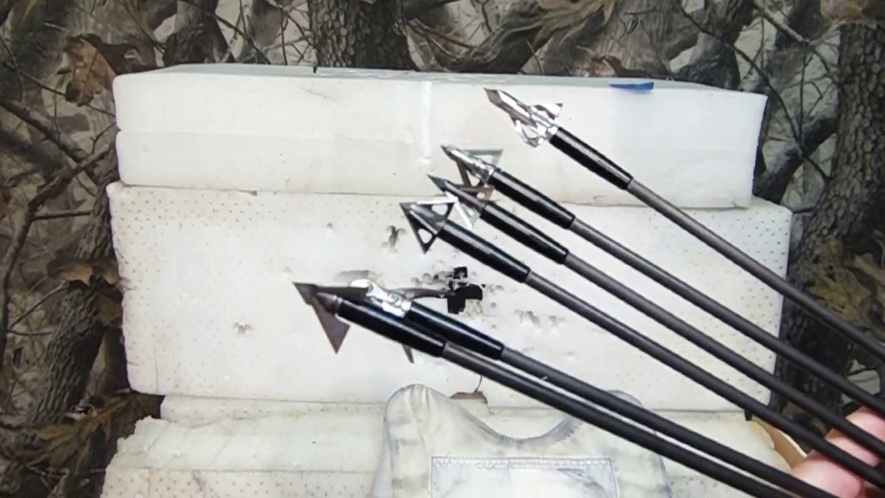 6 different Broadheads vs a ballistic vest YouTube