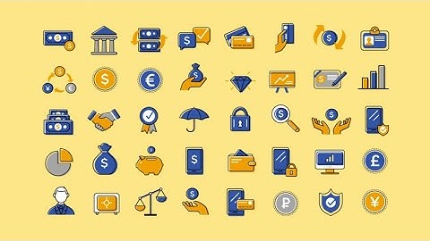 40 Animated Finance And Banking Icons Motion Graphics Templates