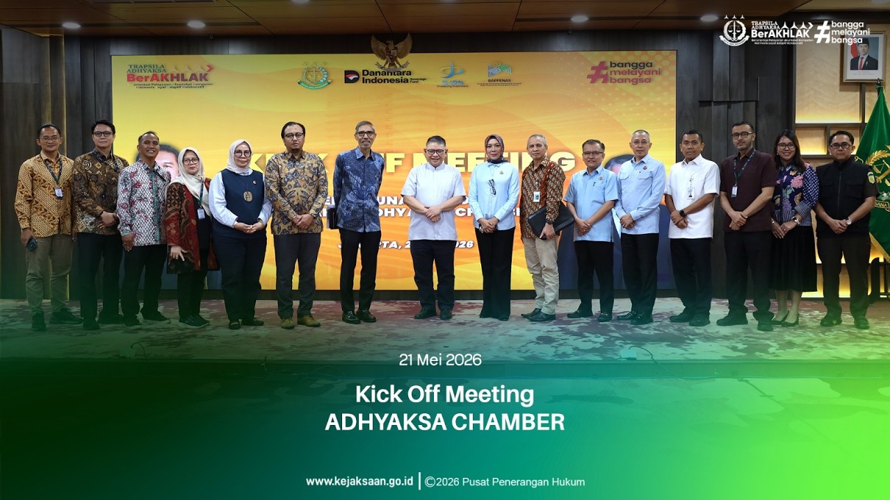KICK OFF MEETING ADHYAKSA CHAMBERS