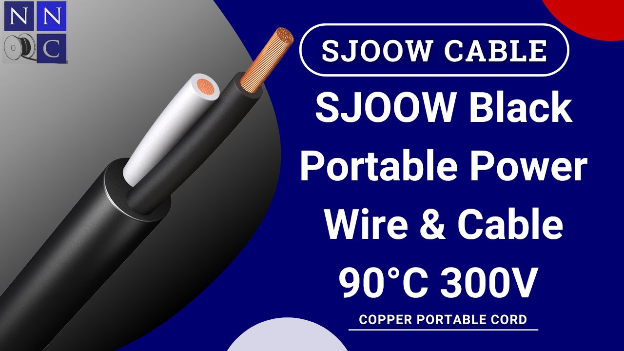 12/3 SJOOW Bulk Wire Cord, 3-Wire, 25A, 300V, Outdoor Rated