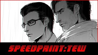 Speedpaint - Sebastian Castellanos & Joseph Oda ( The Evil Within ) // Paint Tool Sai