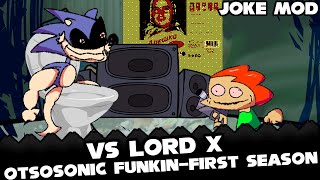 FNF | Vs Lord X: Otsosonic Funkin FIRST SEASON - JOKE MOD | Mods/Hard/Gameplay |