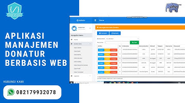 Source Code Aplikasi Manajemen Donatur Berbasis Web