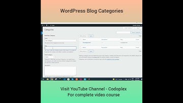 WordPress Blog Categories - Learn WordPress in Urdu