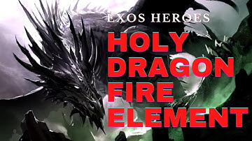 #Exosheroes #rpg #game #gameplay Exos Heroes Holy Dragon Fire Element Fight