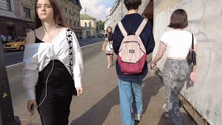 4K  Walking tour. Moscow center. Ep. 4