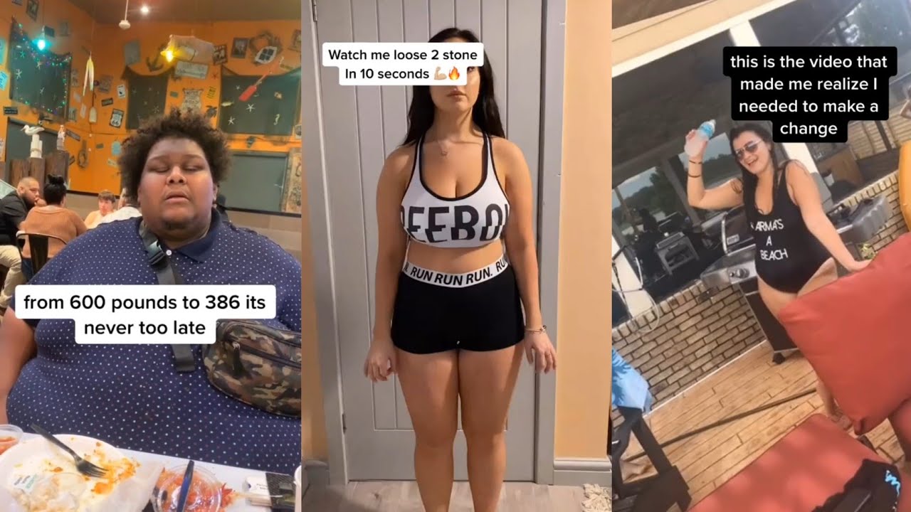 weight loss transformation tik tok compilation YouTube