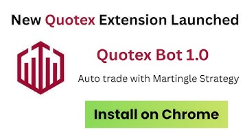 Quotex Auto Trading Chrome Extension | Martingale Strategy Bot with Multi-Timeframe Automation
