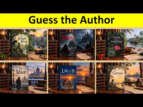 📚 Guess the Author! | 45 World Famous Books Quiz | Can You Name the Author?