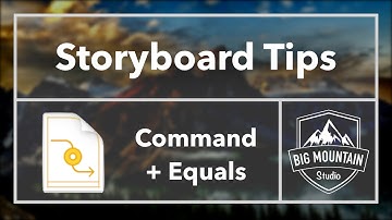 Storyboard Tips - Use Command Equals to Resize to Fit (iOS, Xcode 8)