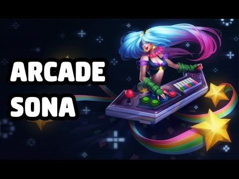 ARCADE SONA SKIN SPOTLIGHT - LEAGUE OF LEGENDS - YouTube