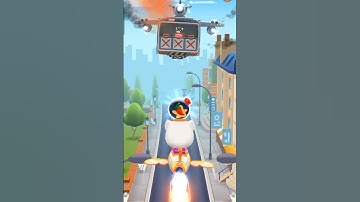 Talking Tom Gold Run Princess Angela Aeroplane, Android iOS Game #talkingtom#shortfeed#shorts