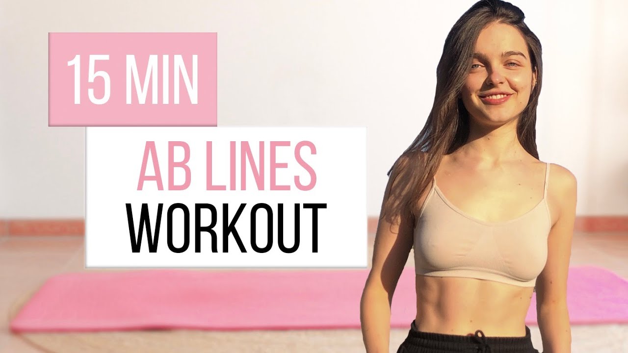 15 MIN AB LINES WORKOUT FOR BEGINNERS I Тренировка на пресс для ...
