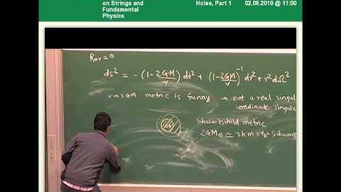 Atish Dabholkar - Quantum Black Holes, Part 1