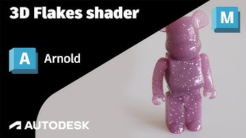 Arnold Tutorial - 3D Flakes in Maya (GPU)