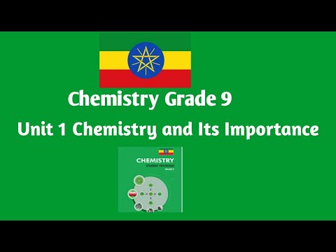 Grade 9 Unit 1 Chemistry Chemistry And Its Importance Grade9 Chemistry Unit1