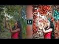 Lightroom aqua and orange effect photo editing tutorial  lightroom background colour change 
