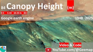 Google Earth Engine toturia84 Estimation tree Canopy Height (m) remote sensing satellite imagery GIS