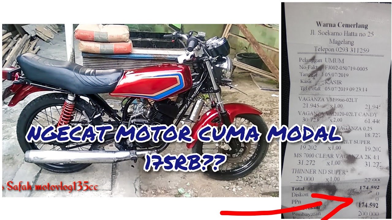 Cat Rx King CAT BODY RX KING CUMA MODAL 175RB HARGA MURAH TAPI HASIL JOSSS!! - YouTube