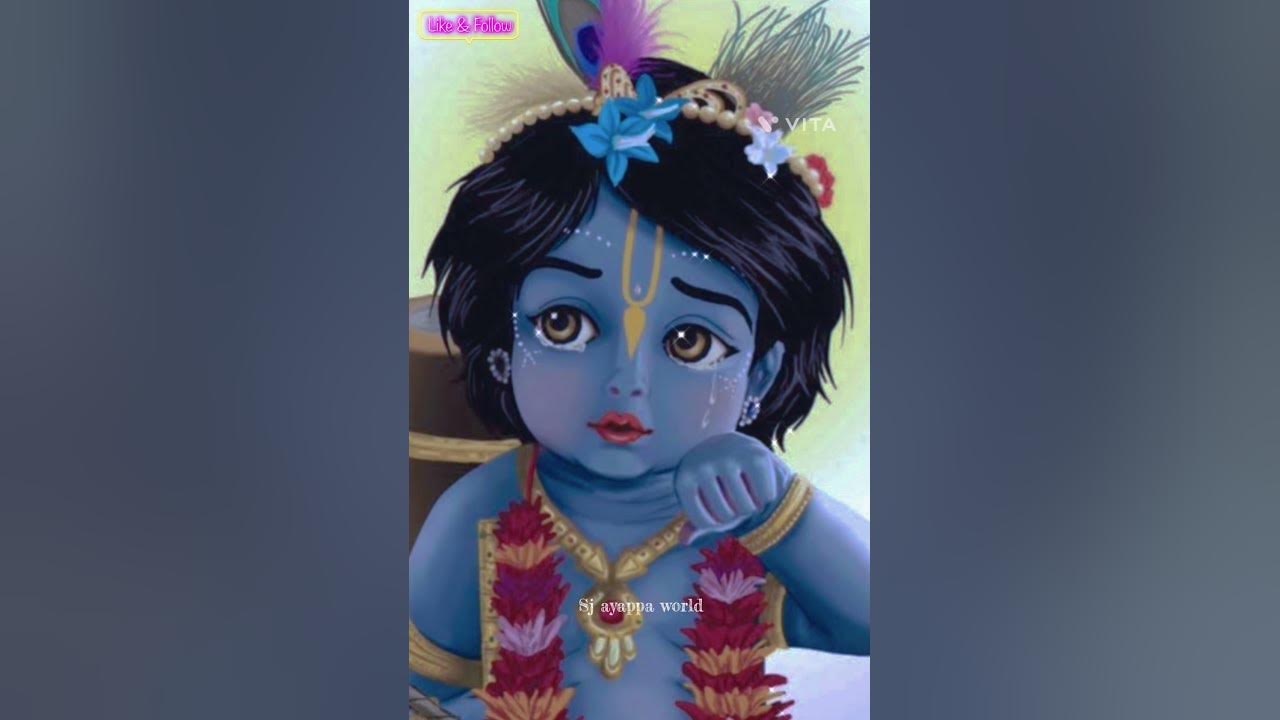 cute-bal-krishna-status-no-one-is-more-beautiful-then-krishna