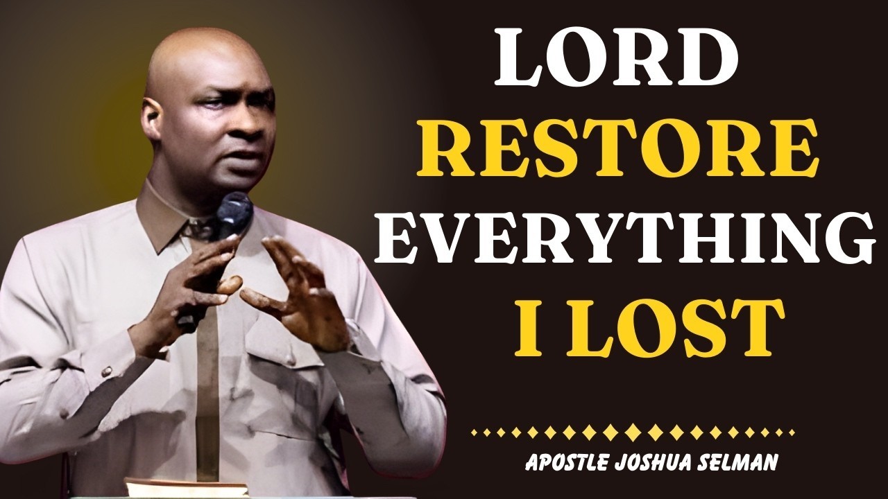 Lord Restore Everything I Lost 💔➡️👑 | Powerful Prayer for Restoration