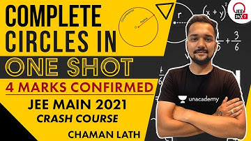 Circles in One Shot | JEE Main 2021 Crash Course | JEE 24x7 | Chaman Lath