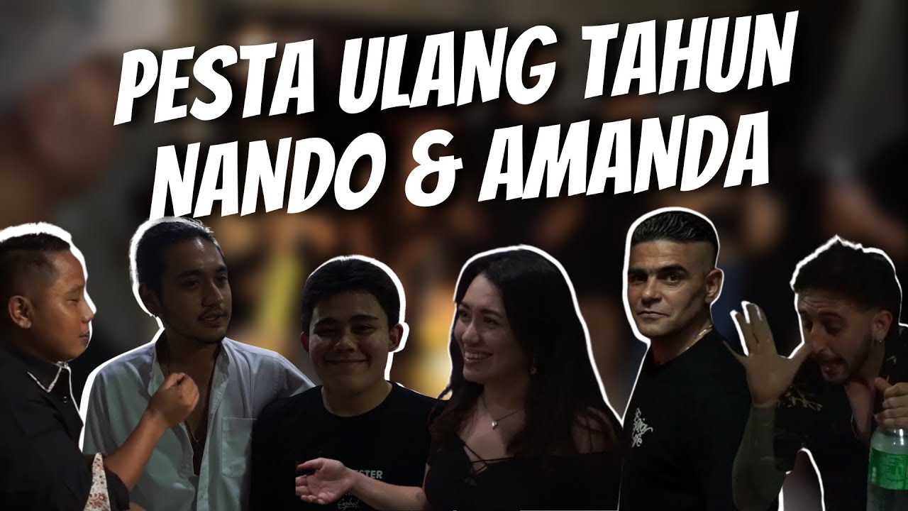 KESERUAN DI ACARA ULTAH NANDO & AMANDA BARENG ARTIS-ARTIS LAIN!!
