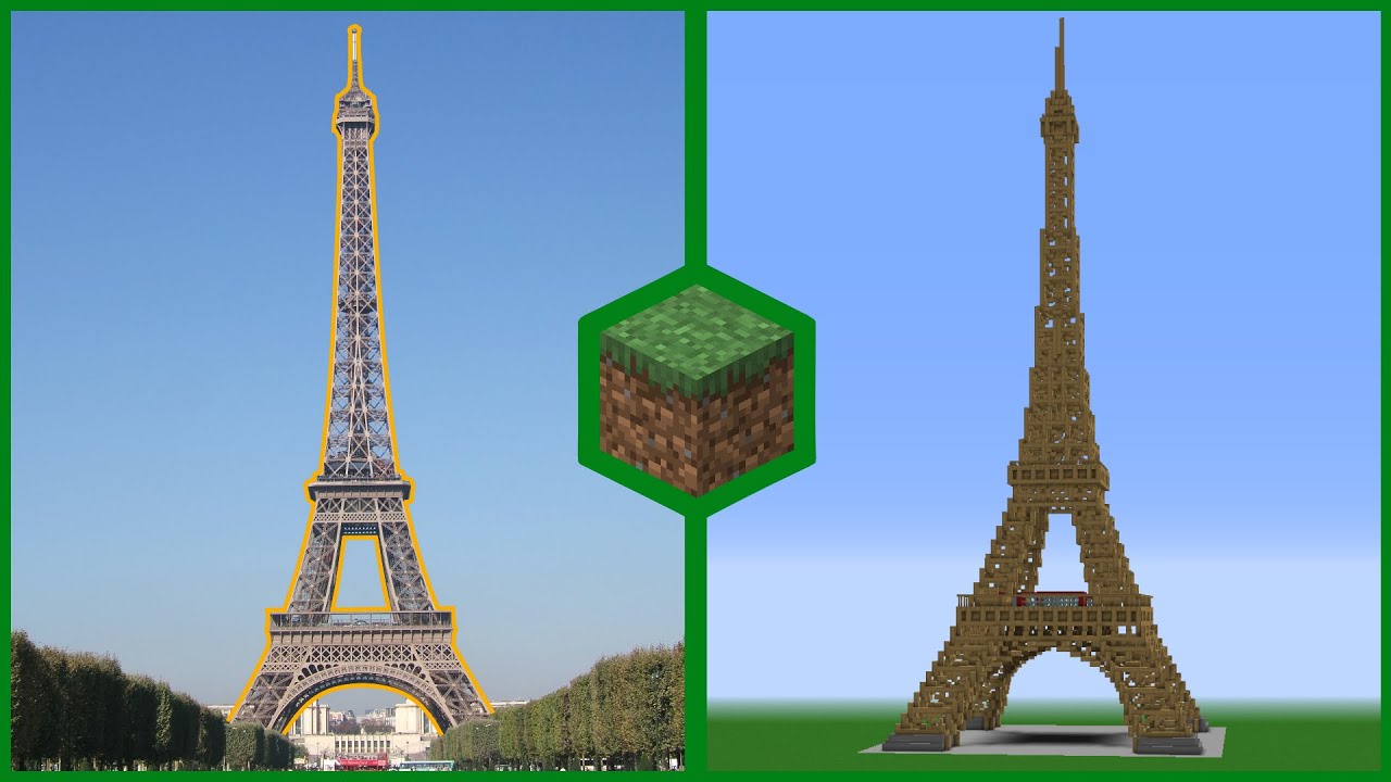 Eiffel Tower Minecraft Eiffel Tower In Minecraft | Flickr