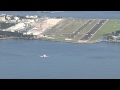 TAM A319 landing at Santos Dumont Airport