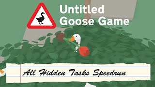 World Record Untitled Goose Game Speedrun | All Hidden Tasks | 17:48.43