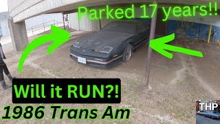 Career Overview 1986 Trans Am one owner! Parked 17yrs! Will it run?!