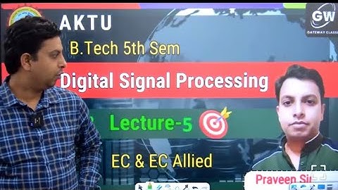 [BEC503 Digital Signal Processing][DSP UNIT-3]DSP U-3 Lec-5 
