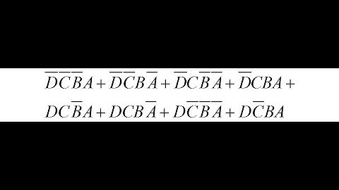Digital Logic - Simplification of an SOP Expression 13