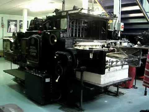 Heidelberg Cylinder Letterpress Printing London