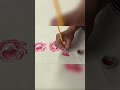 Cómo pintar un capullo de rosa paso a paso #arte #shortsviral  #pintandoando #tutorial #arteypintura