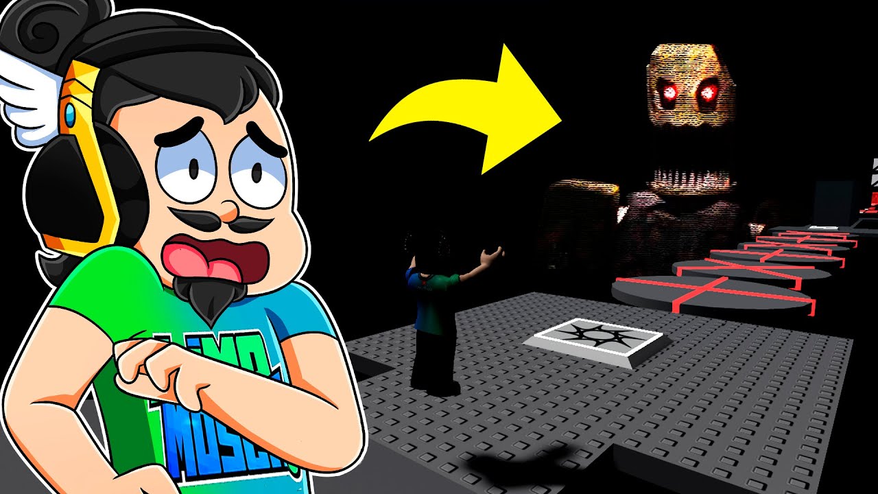 JOGO MAIS ASSUSTADOR DO ROBLOX - ME BORREI! 